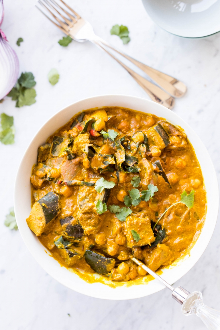 Biomed Chickpea and Aubergine Curry